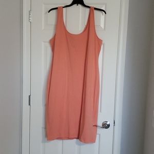 Coral Forever21 Midi Dress NWT 3X  🥻